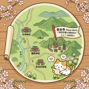 長谷寺 周辺マップ