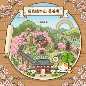 長谷寺 境内マップ