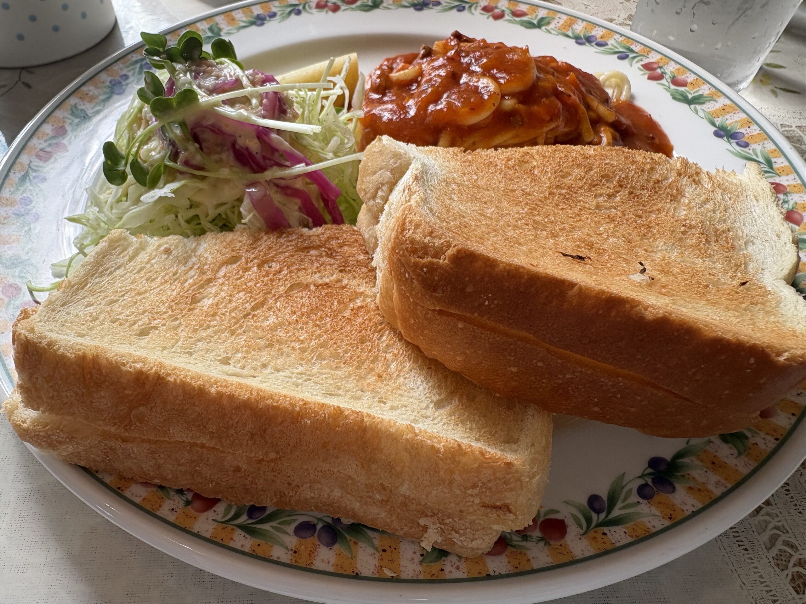 ホットサンドのモーニング